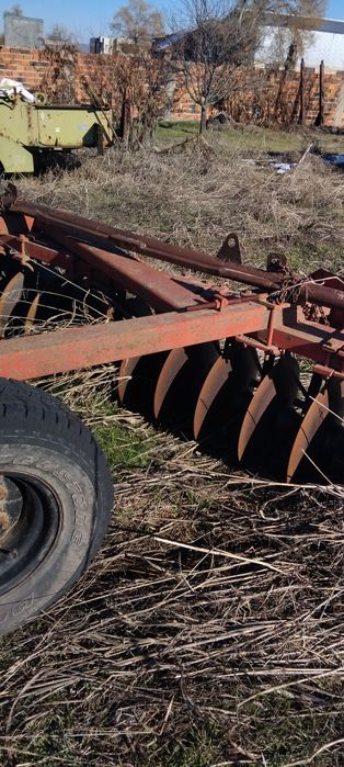 Дискова брана и сламопреса