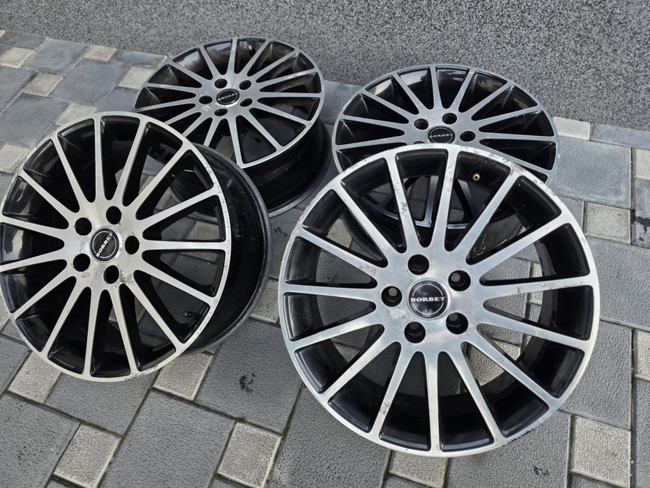 Jante aliaj bicolor/diamondcut,  R17, 5x108