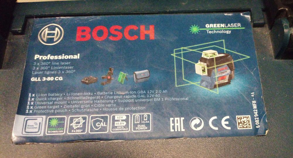Laser  BOSCH  GLL 3-80 CG  , Relele 24 v , modul amplificator 5.1