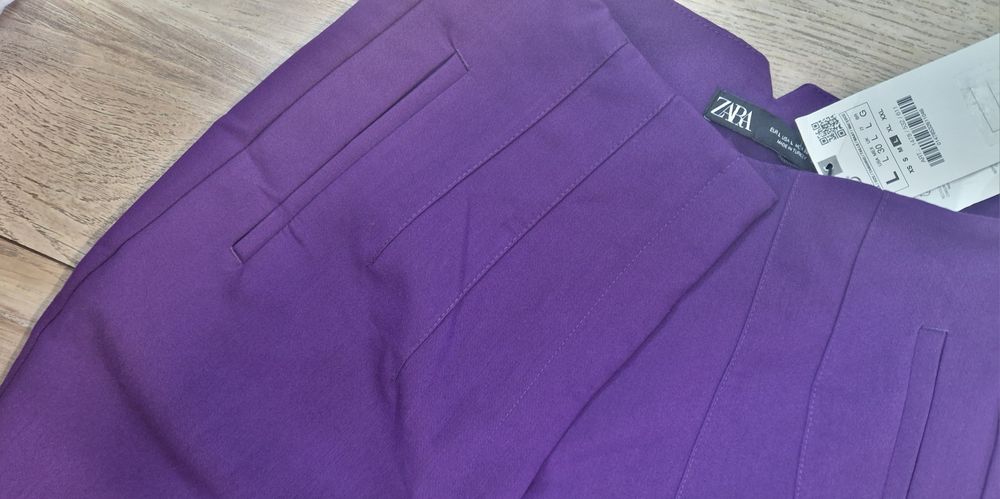 Панталон Zara, висока талия, размер Л