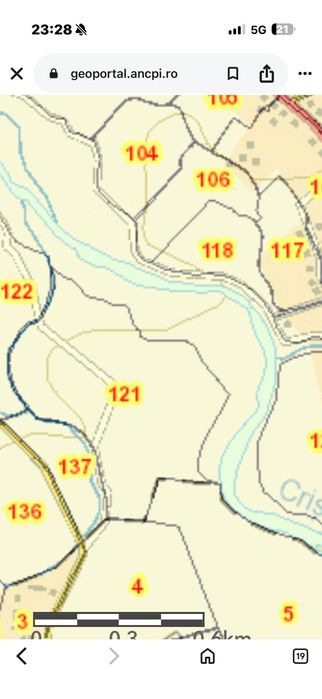 VÄND TEREN DEOSEBIT,are suprafata de 1 ha si este situat in Grosi,comuna Aușeu,județul Bihor.,