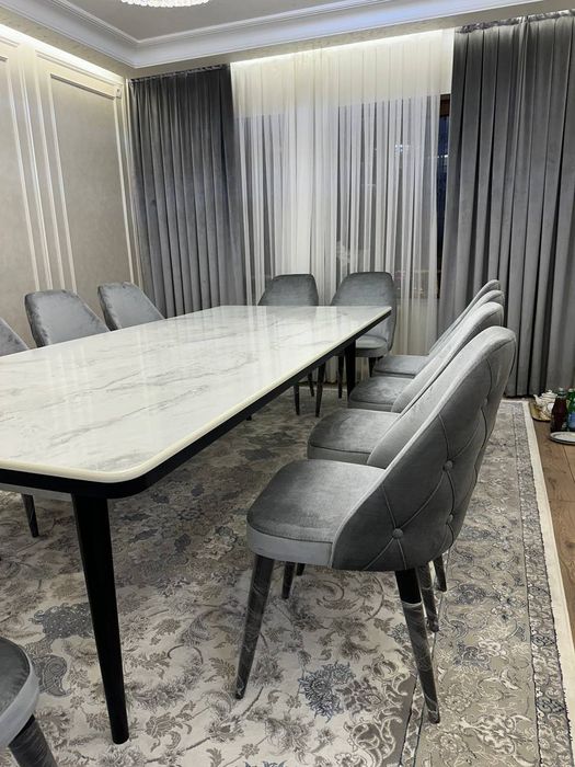 Zal uchun stol stullar 12/1