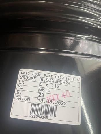 Чисто нови 20” джанти 5х112