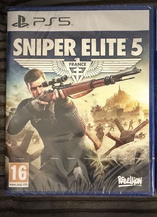 Нов запечатан Sniper elite 5 за PS5 Playstation 5
