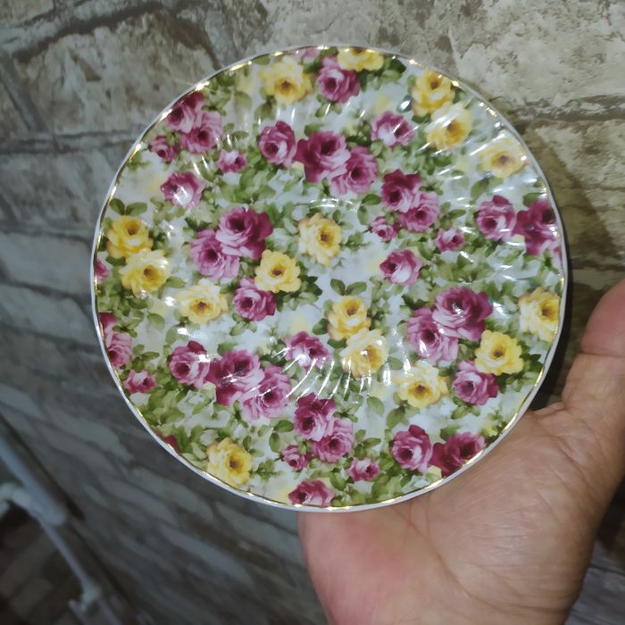 Тарелка блюдце винтаж фарфор с позолотой