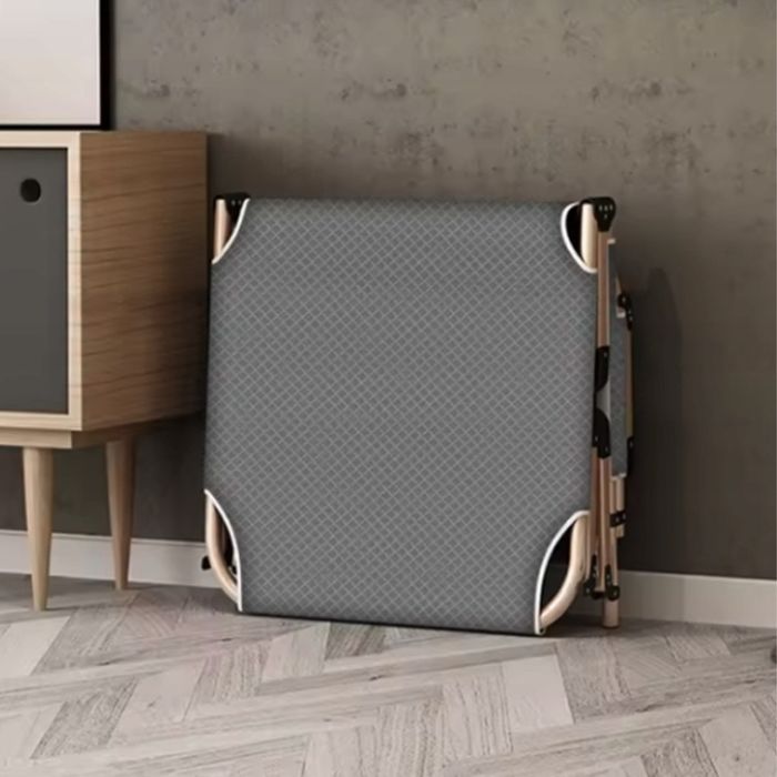 Сгъваемо къмпинг легло с матрак (180 см) – Регулируем градински шезлон