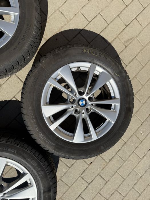 Jante 5x112 Bmw Seria 1 2 originale 205 60 16  continental iarna
