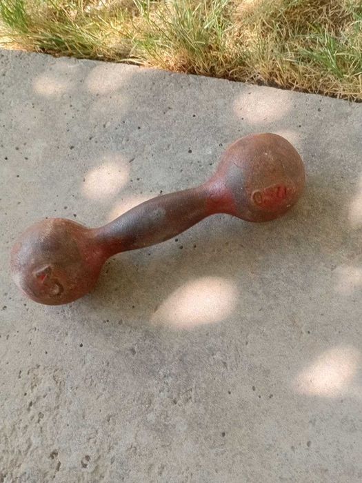 Классические советские гантели — металл