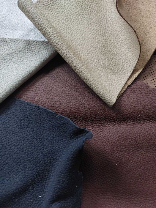 Естествени кожи перфо кожа и нормална кожа