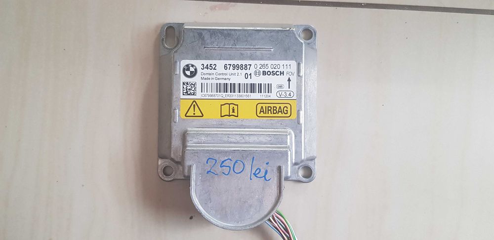 Modul airbag confort frana ECU CAS BMW F10 F20 F25 F30 E60 E90 E70 E83