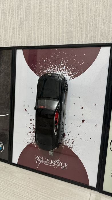 Постер машинки коллекция автомоблей