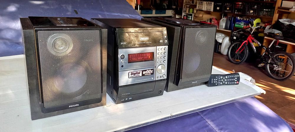 Висок клас micro HiFi  system Philips  MC-77 с много екстри и дистанционно управление