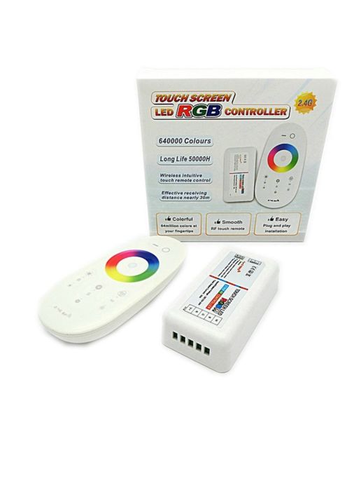 Controller Banda LED RGB Wirelles cu Touchscreen 2.4G