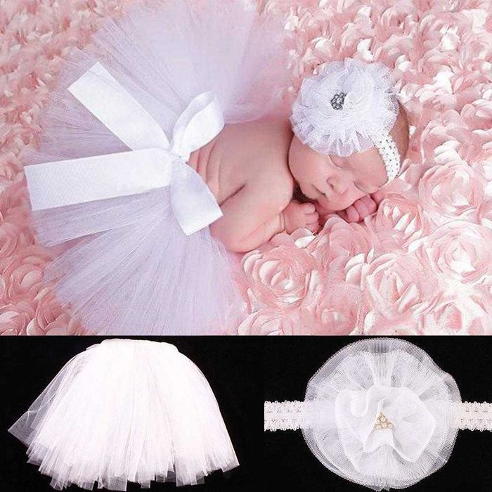 Costum galben/mov/bleu-fusta tutu+ bentita bebelusi-sedinte foto botez