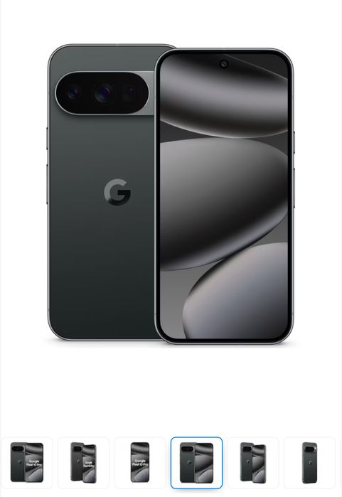 Google Pixel 10 Pro, 128GB, 16GB RAM, 5G, Obsidian, sigilat + stand charger