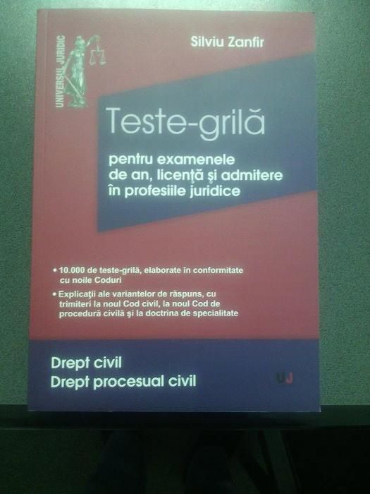 carte de grile noua pentru ADMITERE INM