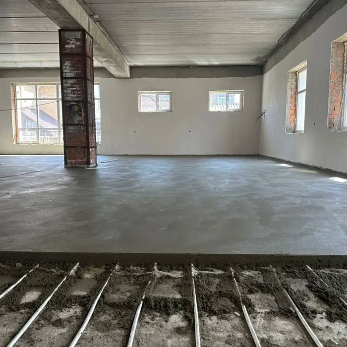 Стяжка полу сухая