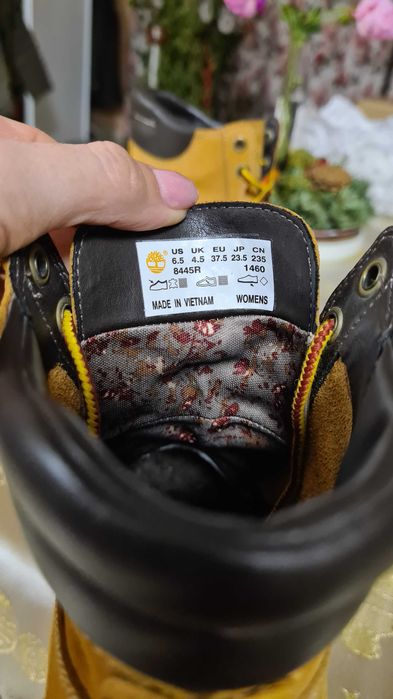 Ghete dama din piele Timberland