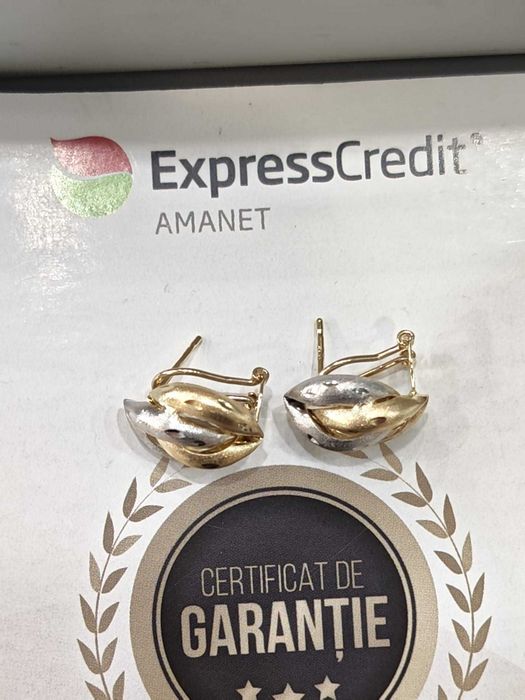 Cercei aur 14K 2.45g (Ag44 B7276)