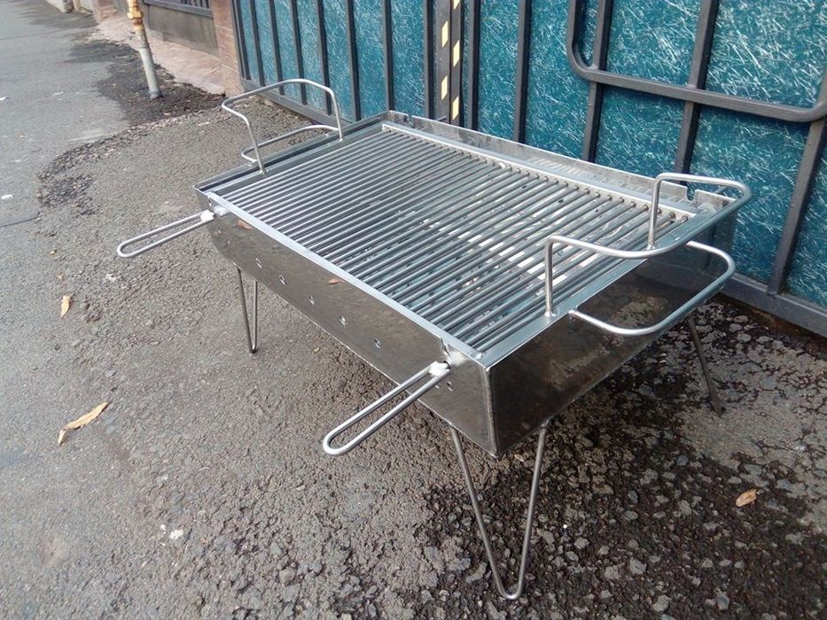 Gratar Grill din inox Masini fum Greu din Inox , Cazane Inox