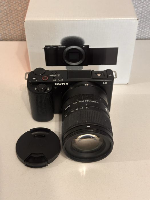 Sony zv-e10 с sigma 18-50 2.8
