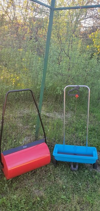 Tăvălug pentru gazon și dispozitiv împrăștiere semințe 100 lei/zi