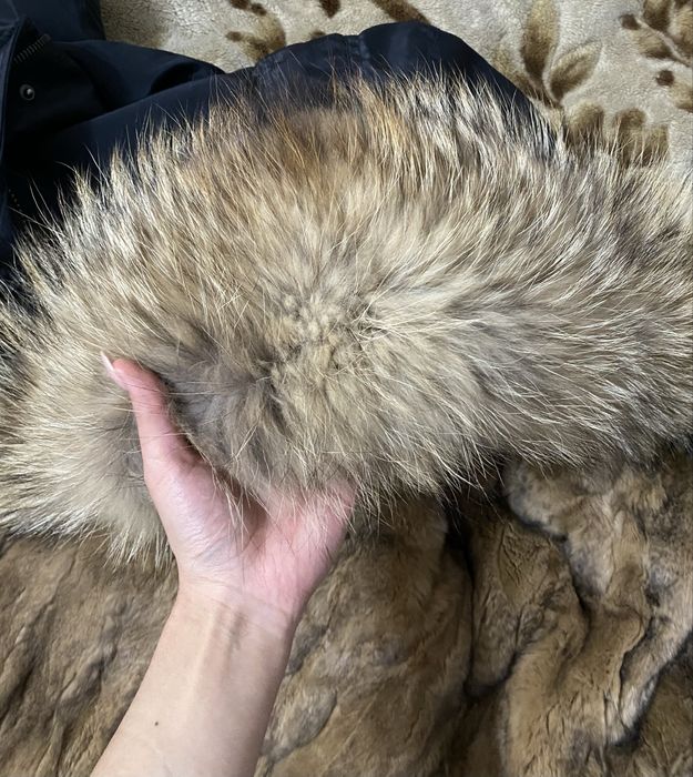 Парка с натуральным мехом