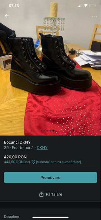 Bocanci DKNY ghete