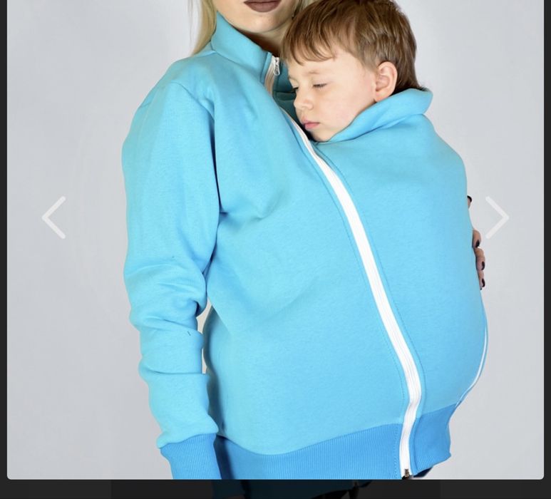 Поларен суитчър за бебеносене светло сив