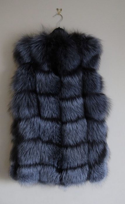 Жилет из чернобурки