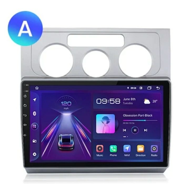 Navigatie Android dedicata VW Touran 1 (2003-2010)