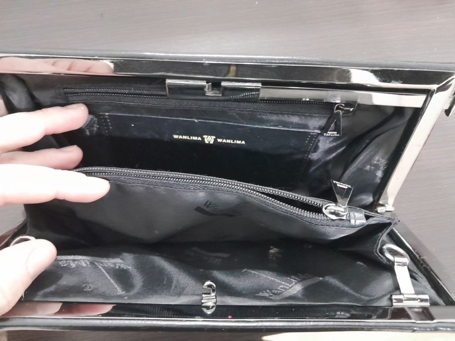 Кожаный клатч Wanlima