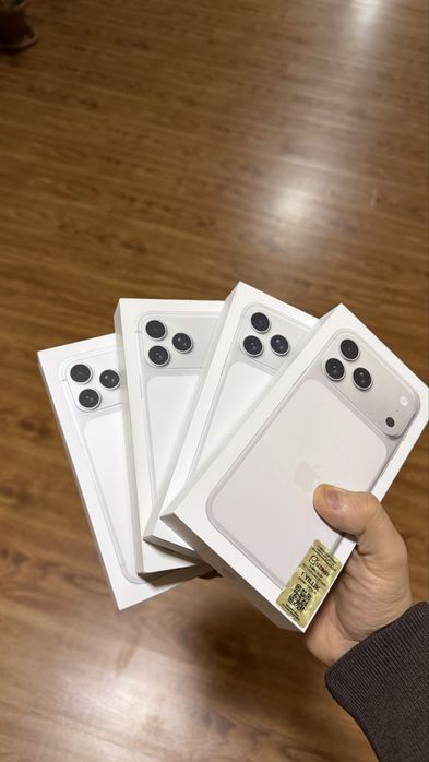 Iphone 17 por max 256GB Silver 2 ta Esimlik