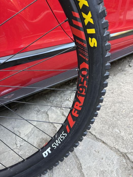 Капли DT Swiss FR1950 29” 12x157мм, Rockshox Super Deluxe Select+ 225мм
