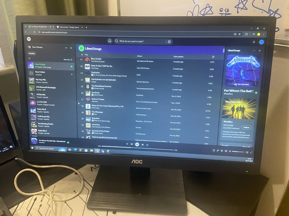 Monitor AOC Pro-Line 21.5" Full HD 60Hz Fară burn in, cu difuzor