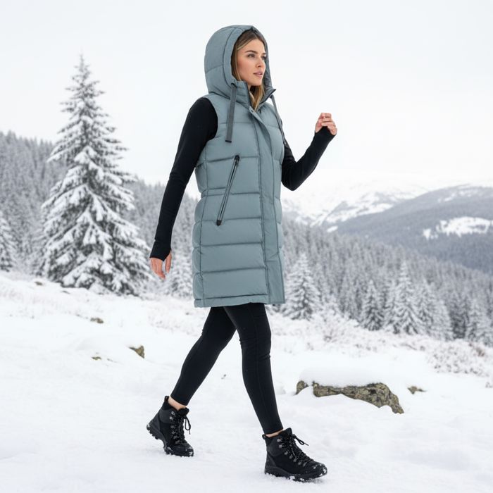 DOLOMITE 76 Fitzroy Long Vest ОРИГИНАЛ дамски елек 90%пух-10%пера