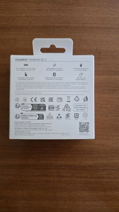 Casti In-Ear Huawei FreeBuds SE 3, True Wireless, Microfon, Bluetooth, Black