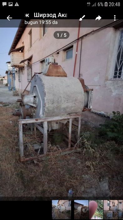 Кирмошин сотилади 50 килоли синтрафугасиям бор