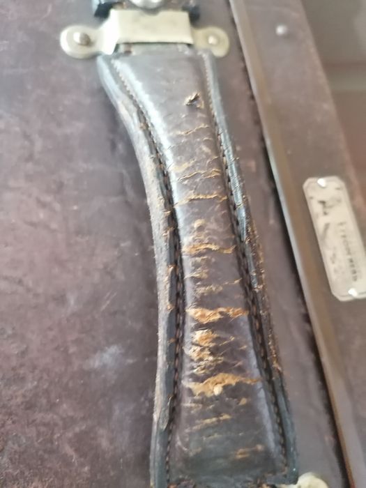 Ретро дървен куфар