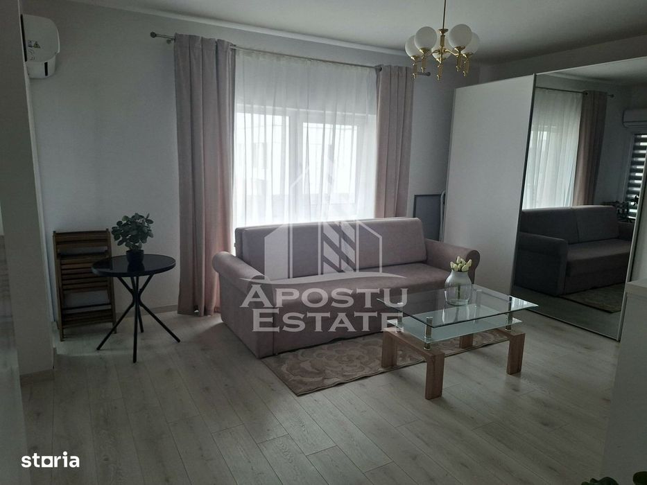 Apartament  cu 1 camera de inchiriat zona Mehala,centrala proprie