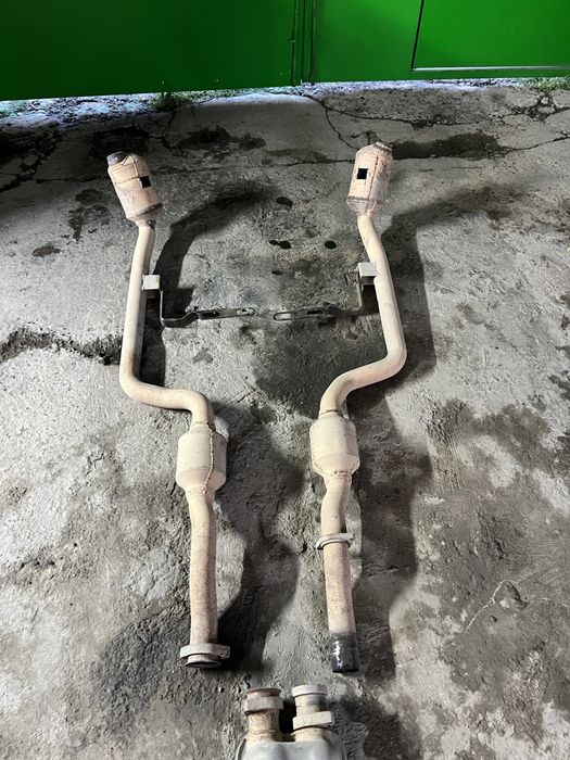 Полный выхлоп мерседес 211