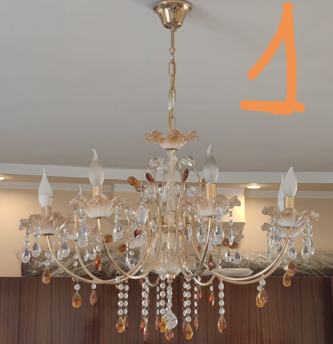 Люстры б/у в хорошем состоянии