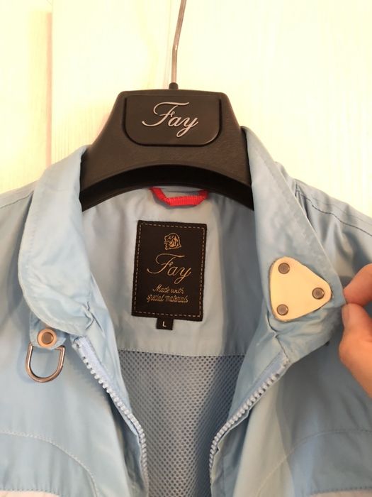 FAY шушлеково яке синъо и розово