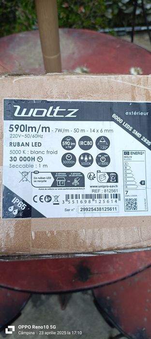 Vand bandă led Woltz, 50m, nouă în cutie.(2buc)