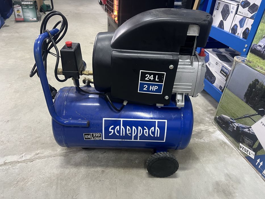 Компресор  маслен Scheppach HC63-50л. / 10бара/220л 1500W-чисто нов