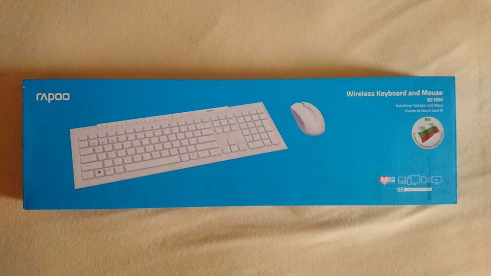 Wireless Rapoo | Безжична клавиатура и мишка