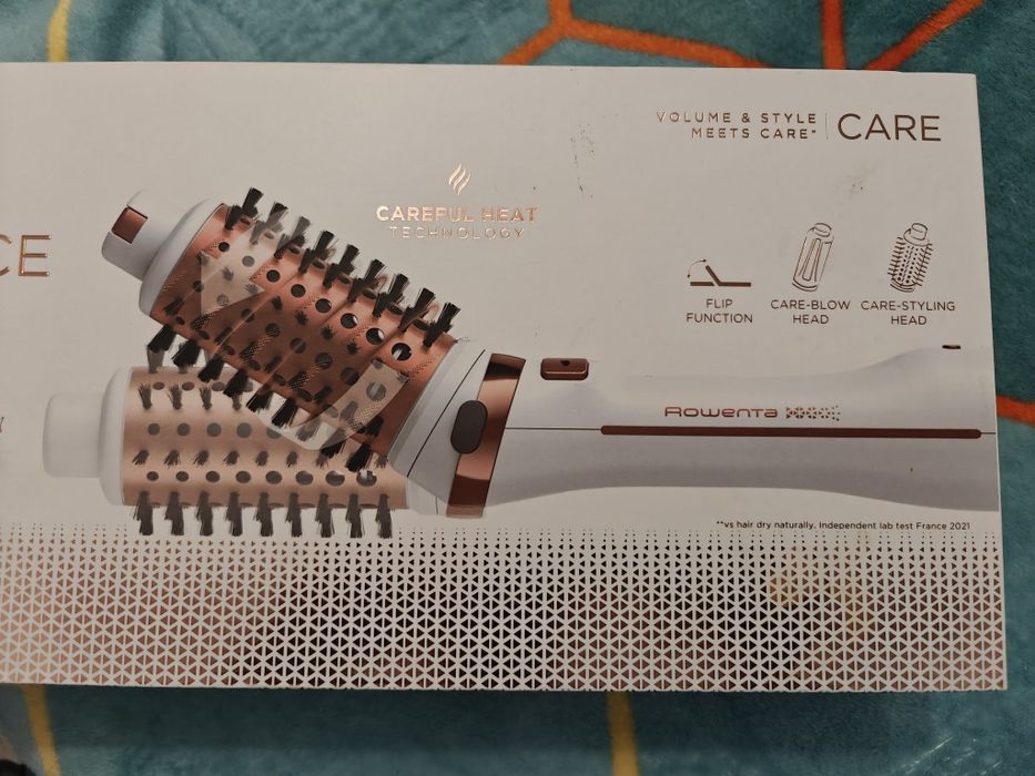 Perie rotativa cu aer cald Rowenta Brush Activ Ultimate Care CF9720F0