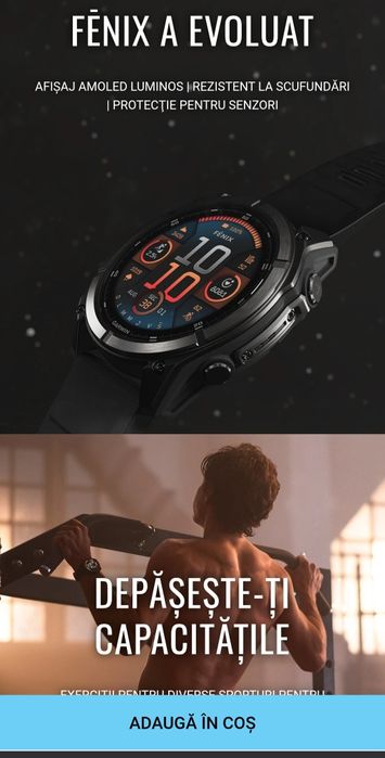 Garmin Fenix 8 43 mm amoled sapphire nou sigilat
