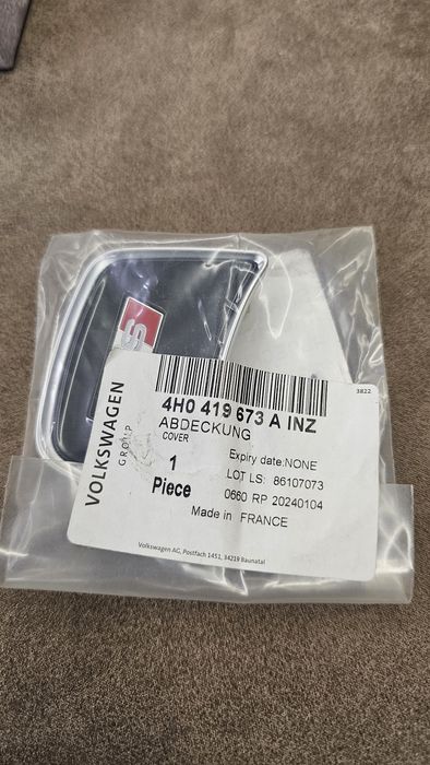 Оригинална емблема за волан S-LINE Audi