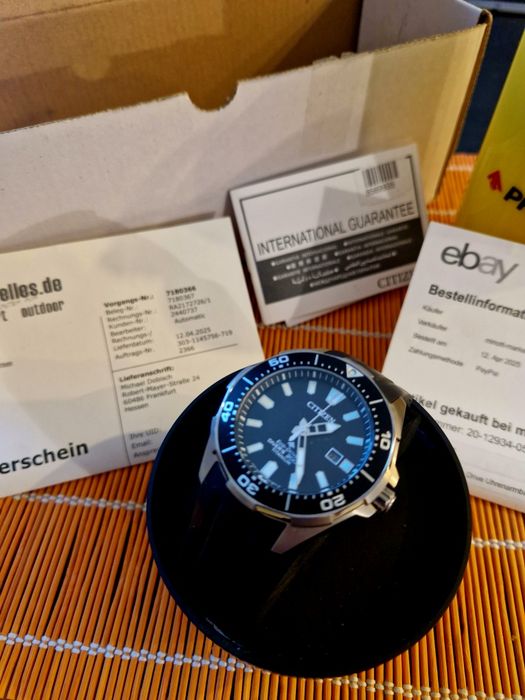 Citizen promaster eco-drive titanium diver 200m